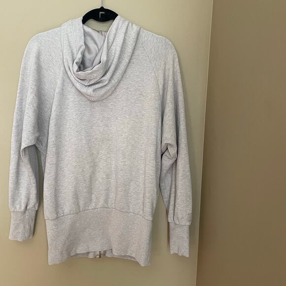 Victoria’s Secret Womens Small Full-Zip Oversized Hoodie Raglan Long Sleeve - Picture 4 of 8